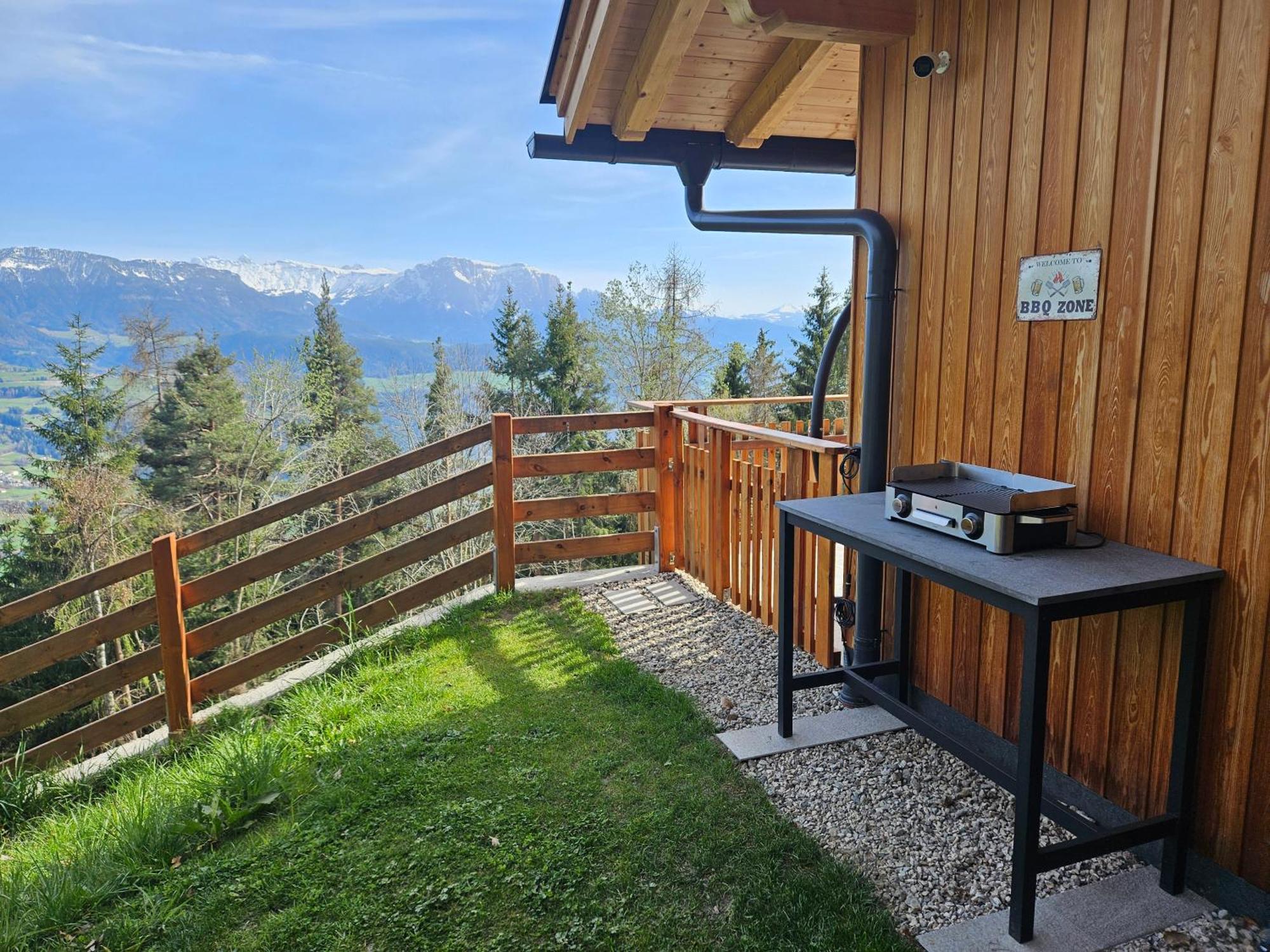 Alone In Chalet With View On Dolomites Villandro Exteriör bild